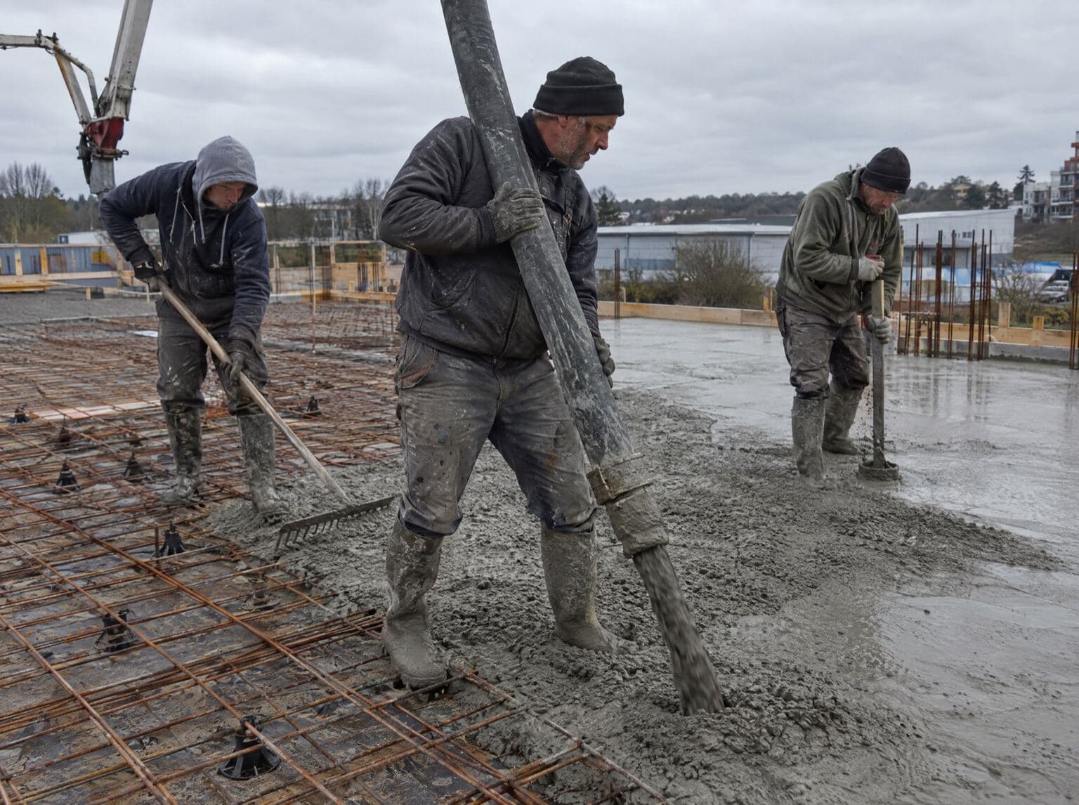 Illustrative construction trade photograph: Construction