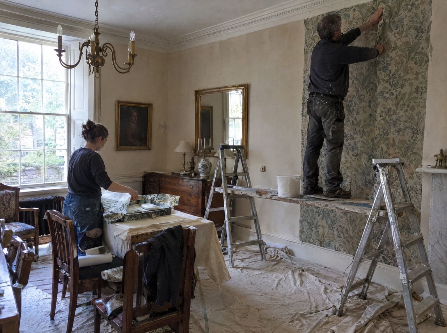 Illustrative painting trade photograph: Painting & Decorating